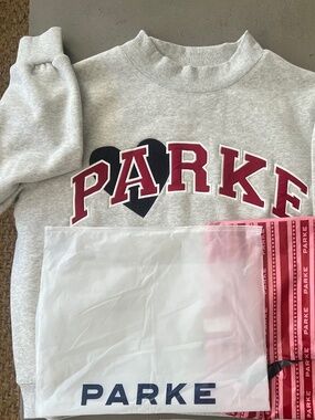 Parke Jean Heart Varsity Mockneck